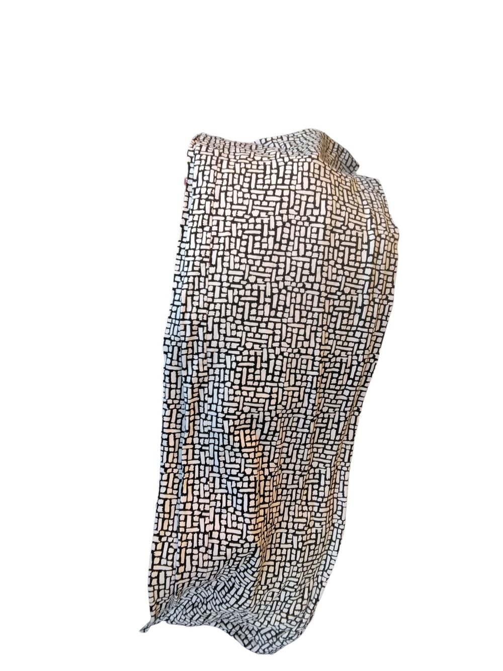 J. Jill Black and White Universal Patterned Loop Scarf Wrap Wearever Collection